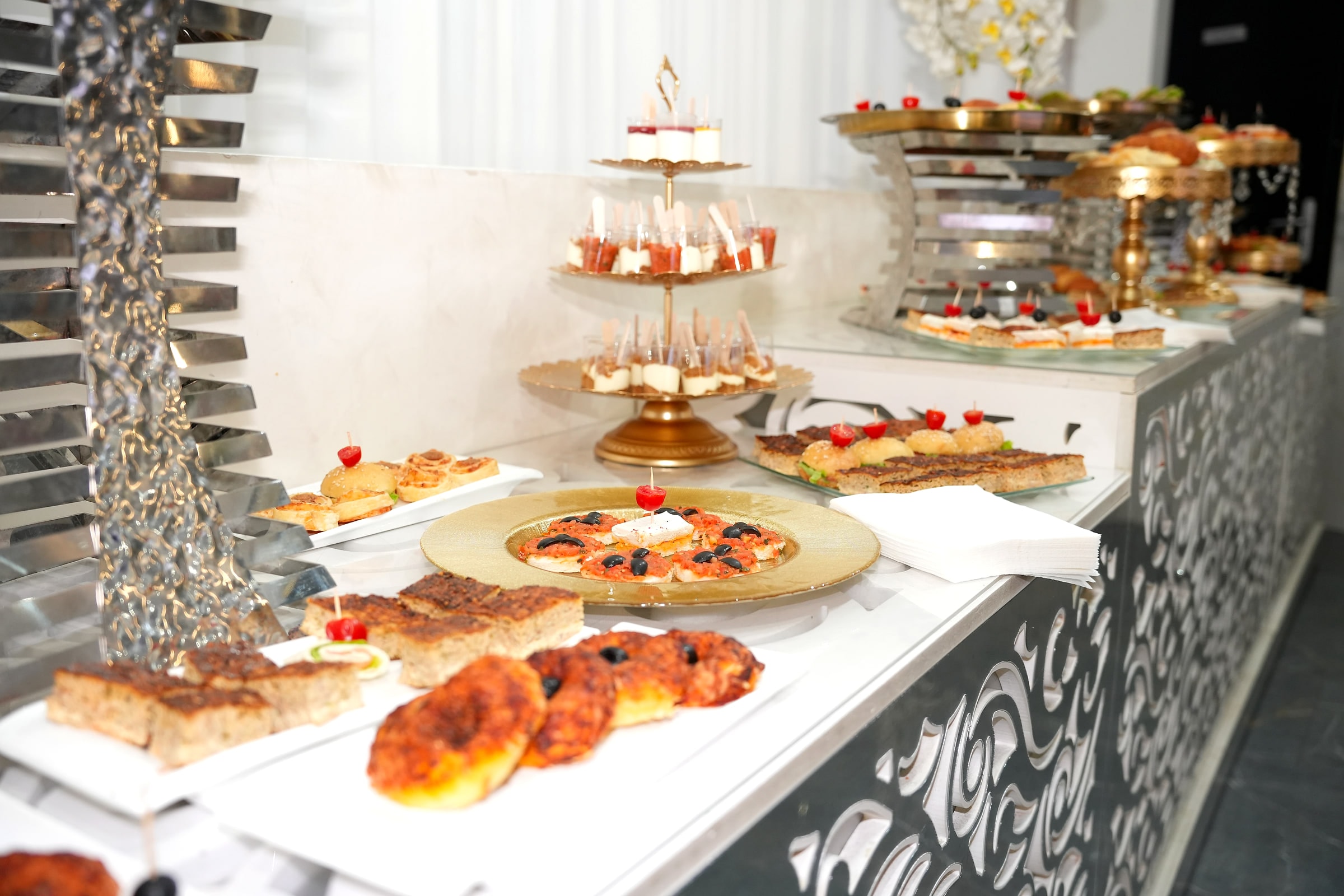 Le buffet de douceurs de la soirée