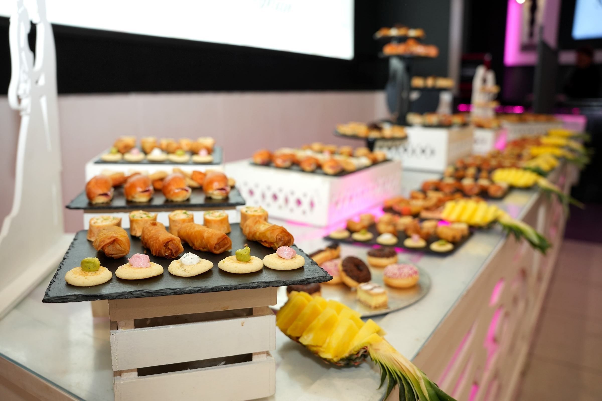 Le buffet de la soirée